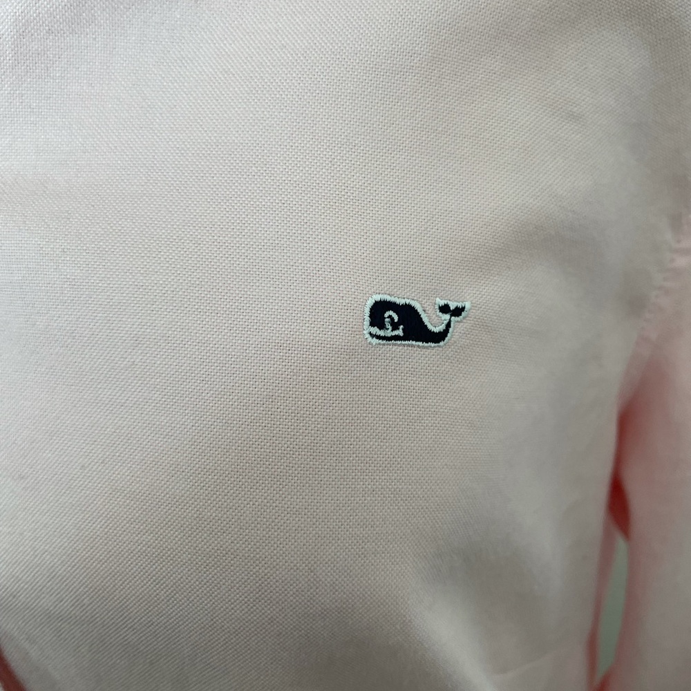 Vineyard Vines Pink Classic Button Down Size 10 - Picture 3 of 4